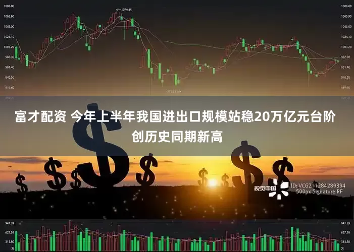富才配资 今年上半年我国进出口规模站稳20万亿元台阶 创历史同期新高
